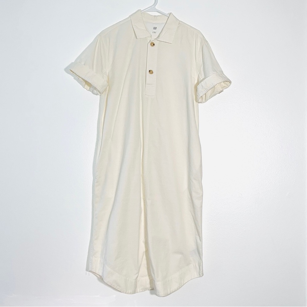 GAP Cream Midi Dress